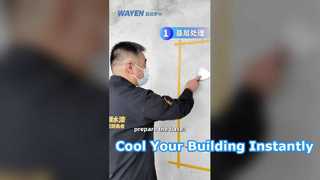 Water-based reflective heat-insulating paint