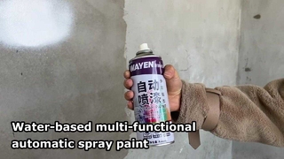 Water-based multi-functional automatic spray paint